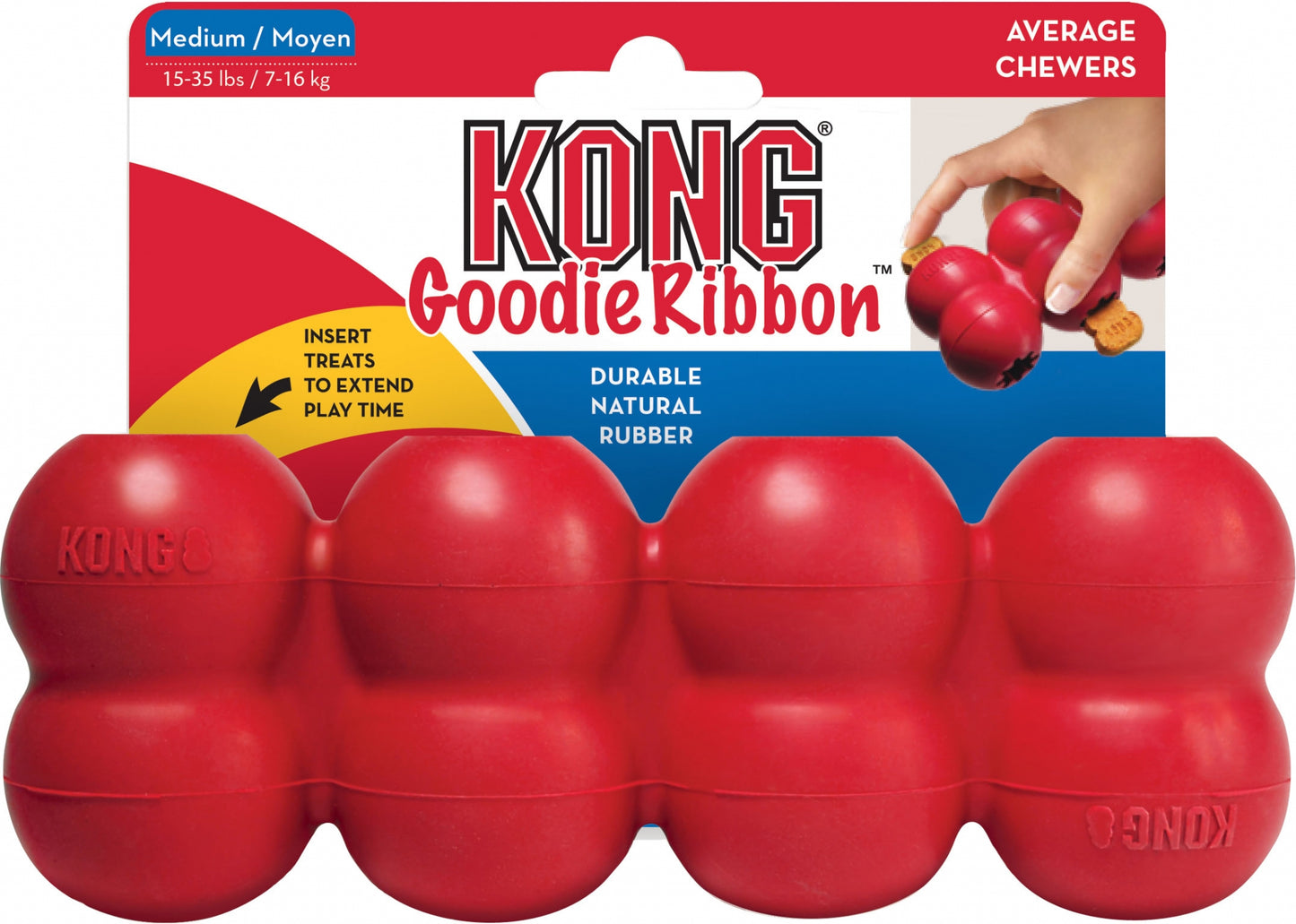 KONG Goodie Ribbon Dog Toy