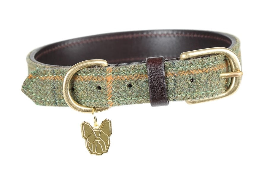 Shires Digby & Fox Tweed Dog Collar