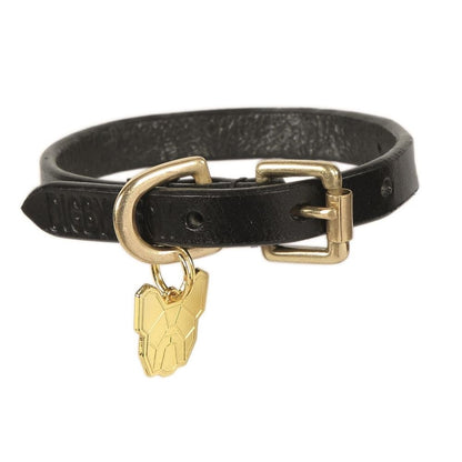 Shires Digby & Fox Flat Leather Dog Collar