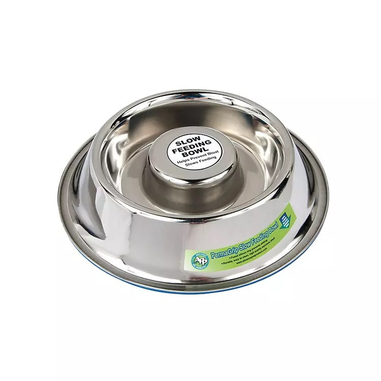 SS Anti-Skid Slow Feed Bowls