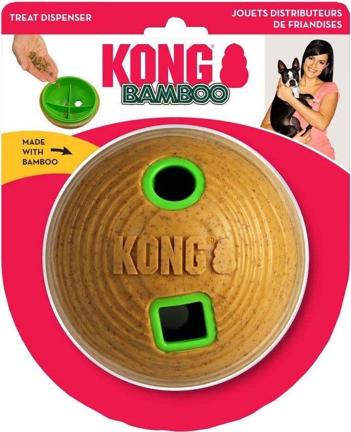 KONG Bamboo Feeder Ball Dog Toy