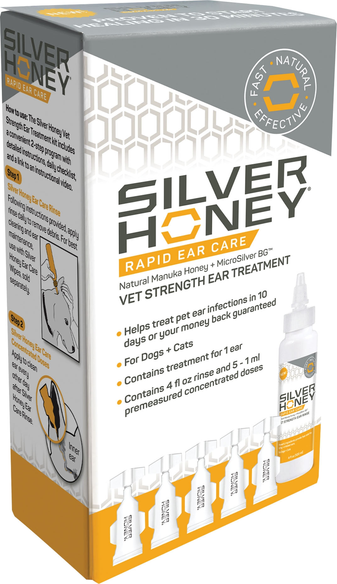 Absorbine Silver Honey Vet Strength Ear Treatment