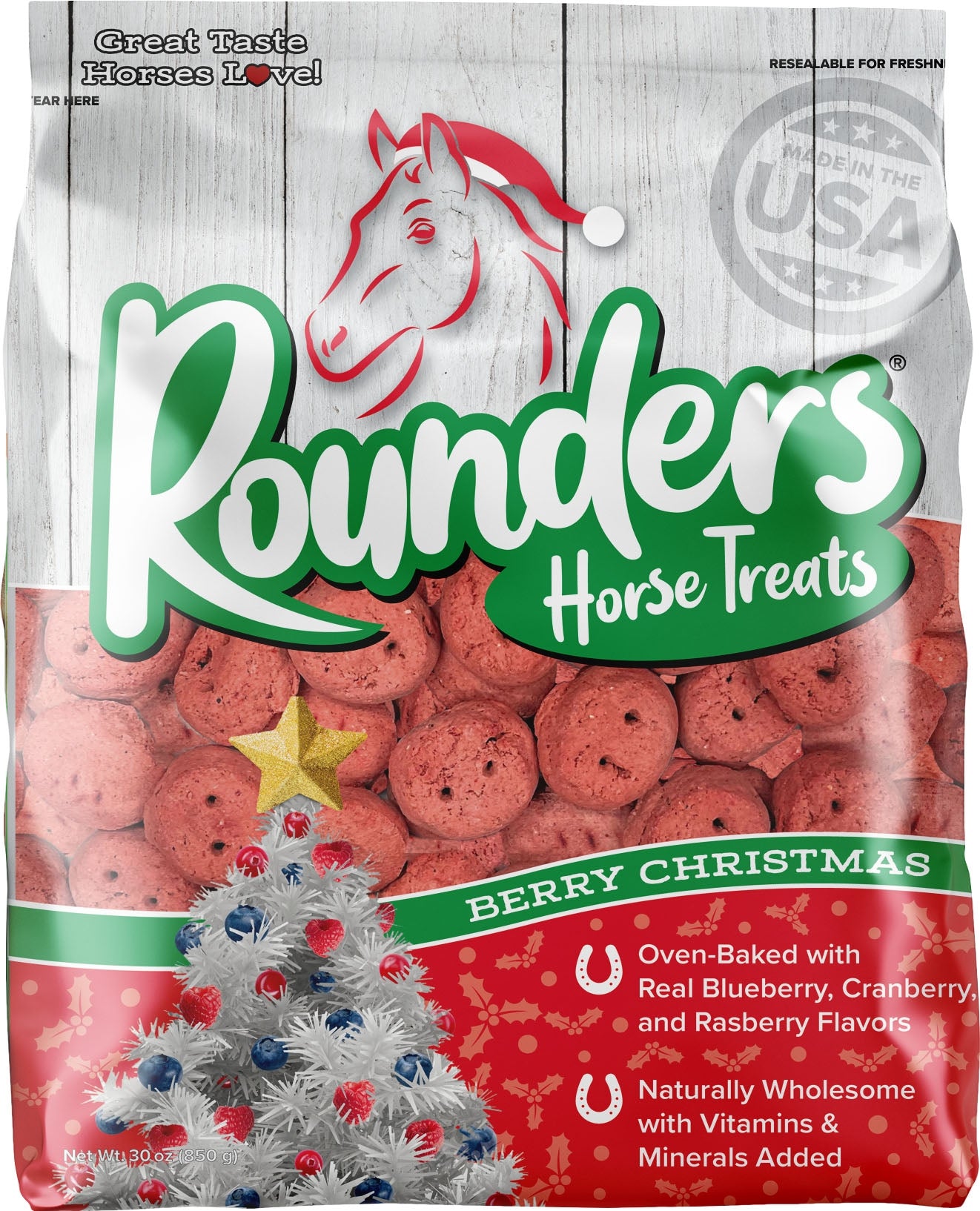 Rounders Christmas Horse Treats