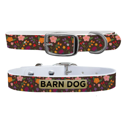 C4 Dog Collar Barn Dog Floral Collar