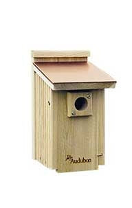 Audubon Copper Top & Cedar Bluebird House