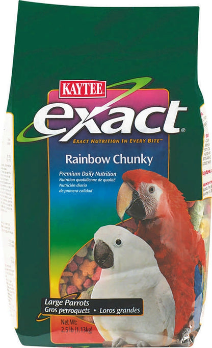 Exact Rainbow Chunky Food For Parrots