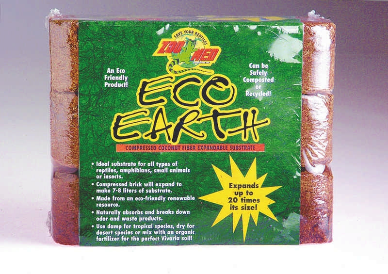 Eco Earth Compressed Coconut Fiber Brick For Reptile Tanks