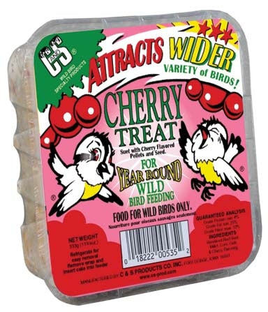 Cherry Treat Suet Cake For Wildbirds