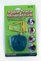 Apple Trace Mineral Treat With Holder For Small Animals