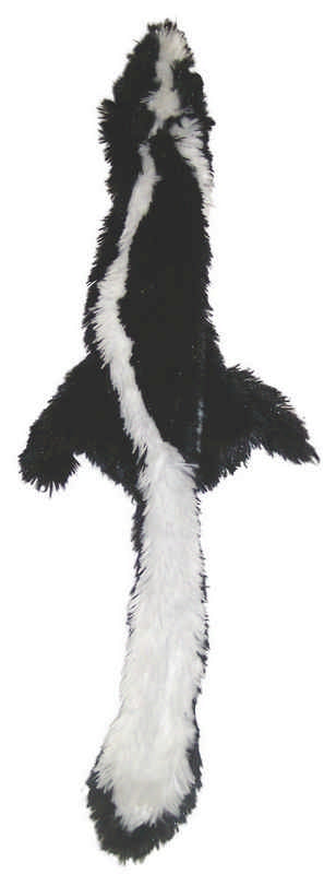 Dog Toy Plush Skinneez Skunk