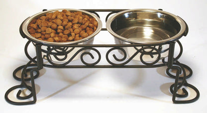 SS Scroll Work Double Diner