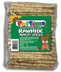 Natural Munchy Sticks Dog Treats M Peanut Butter