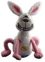 Deedle Dude Rabbit Plush Dog Toy