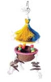 Prevue Tropical Teasers Tiki Hut Bird Toy