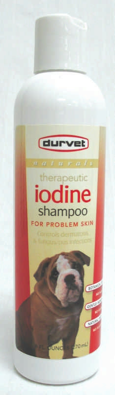 Durvet Naturals Iodine Shampoo 8 oz Red