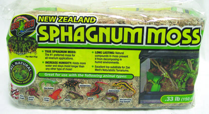 Zoo Med New Zealand Sphagnum Moss 0.33 Pound