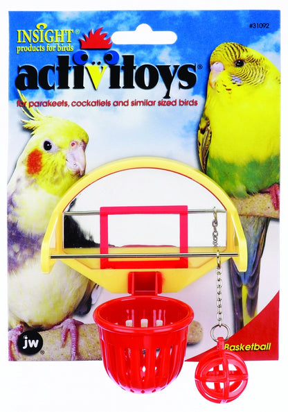 JW Pet Activitoy Birdie Basketball Bird Toy