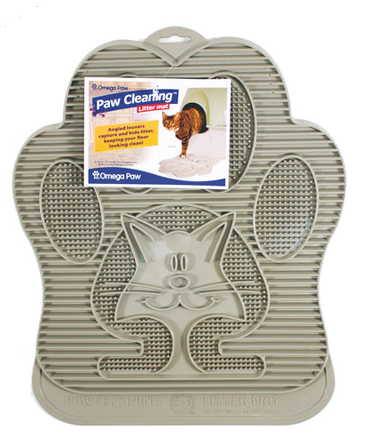 Omega Paw Cleaning Litter Mat Beige