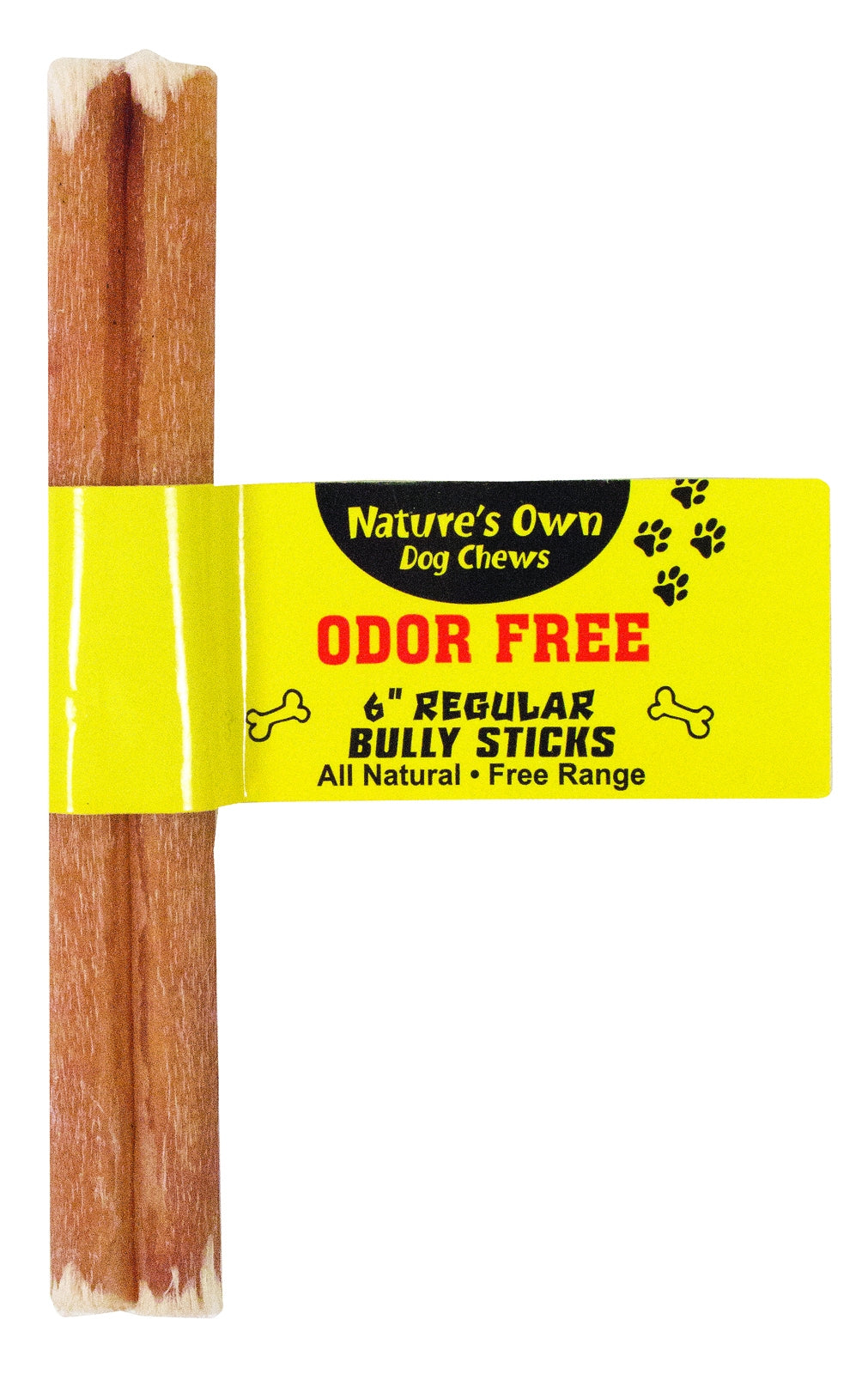 Nature's Own Pet Chews Regular Bully Stick Odor-Free