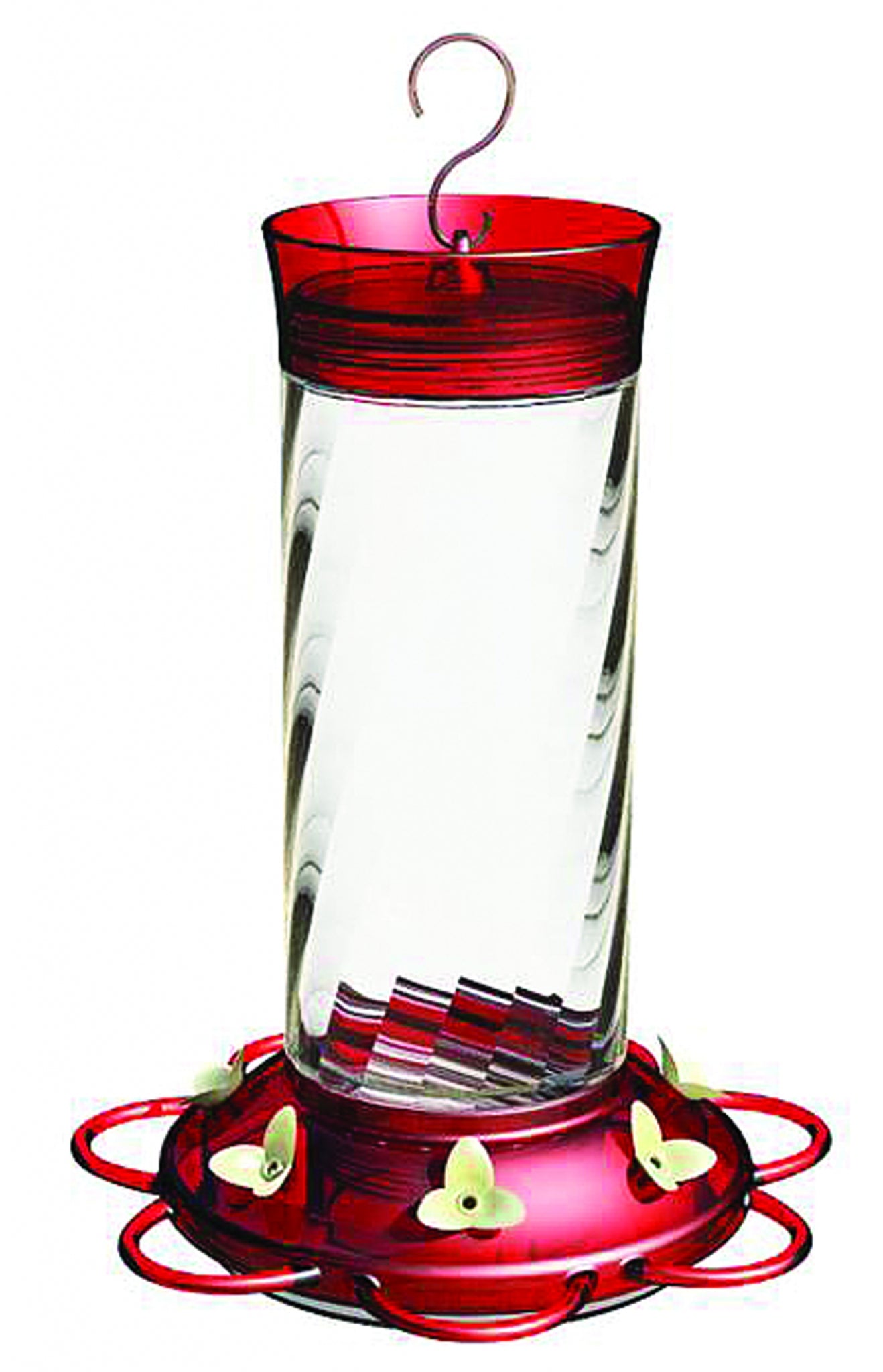 More Birds Diamond Hummingbird Feeder 30oz Red