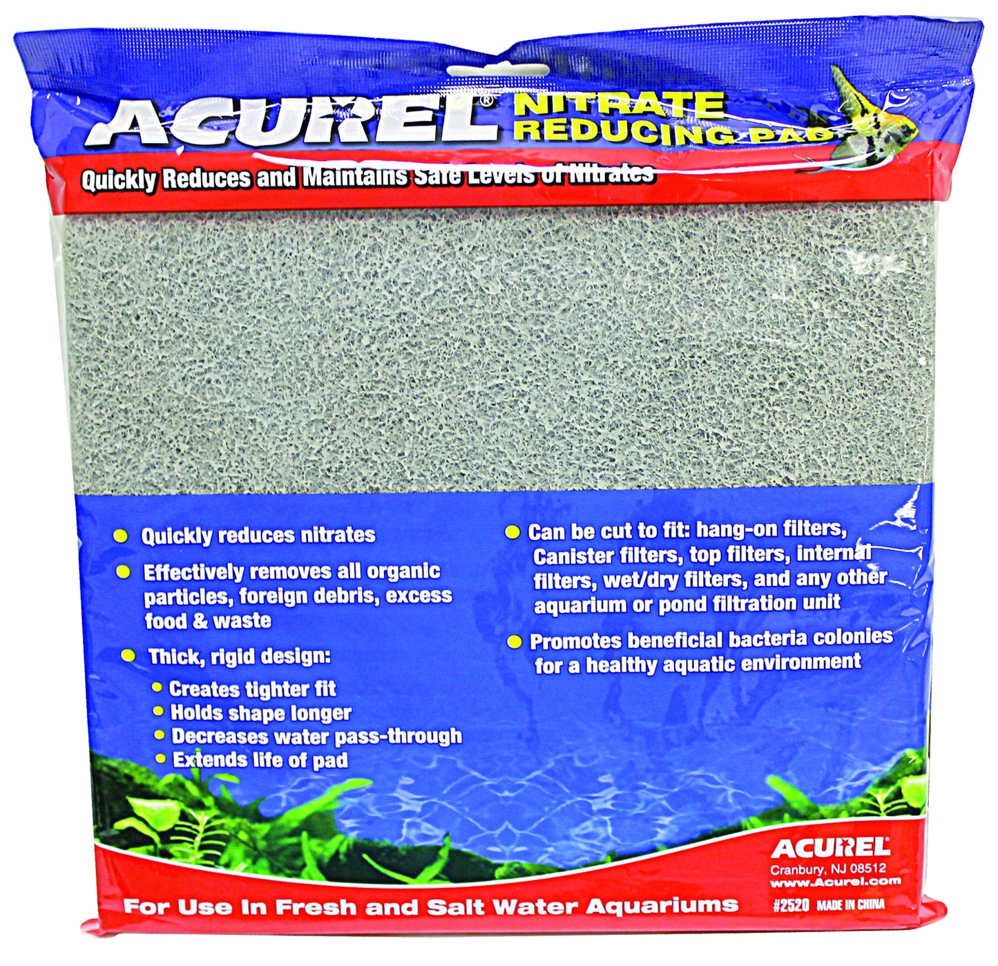 Acurel Nitrate Reducing Infused Media Pad 10 X 18