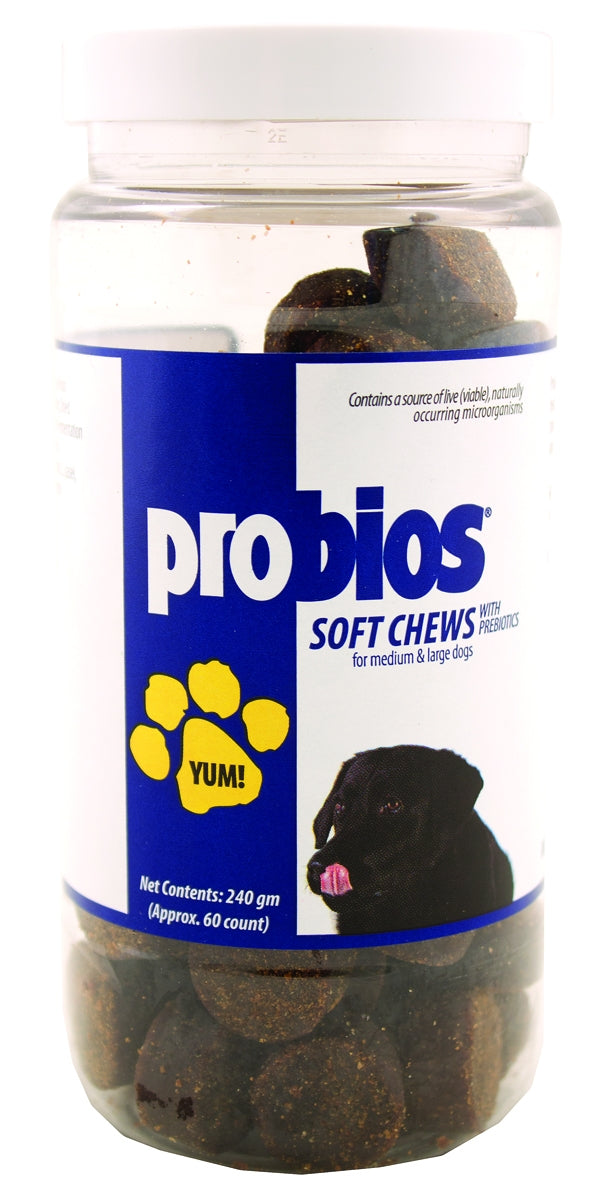 Probios Prebiotic Soft Chews for Med/Large Dogs