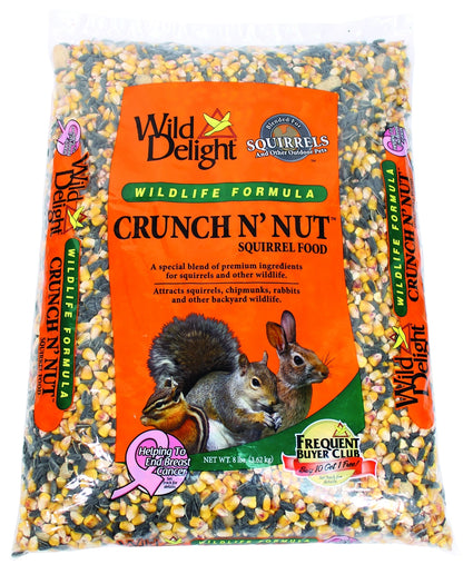 Wild Delight Crunch N Nut Squirrel Food 8lb