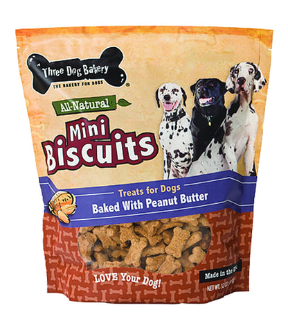 Three Dog Bakery Mini Biscuits Treats For Dogs