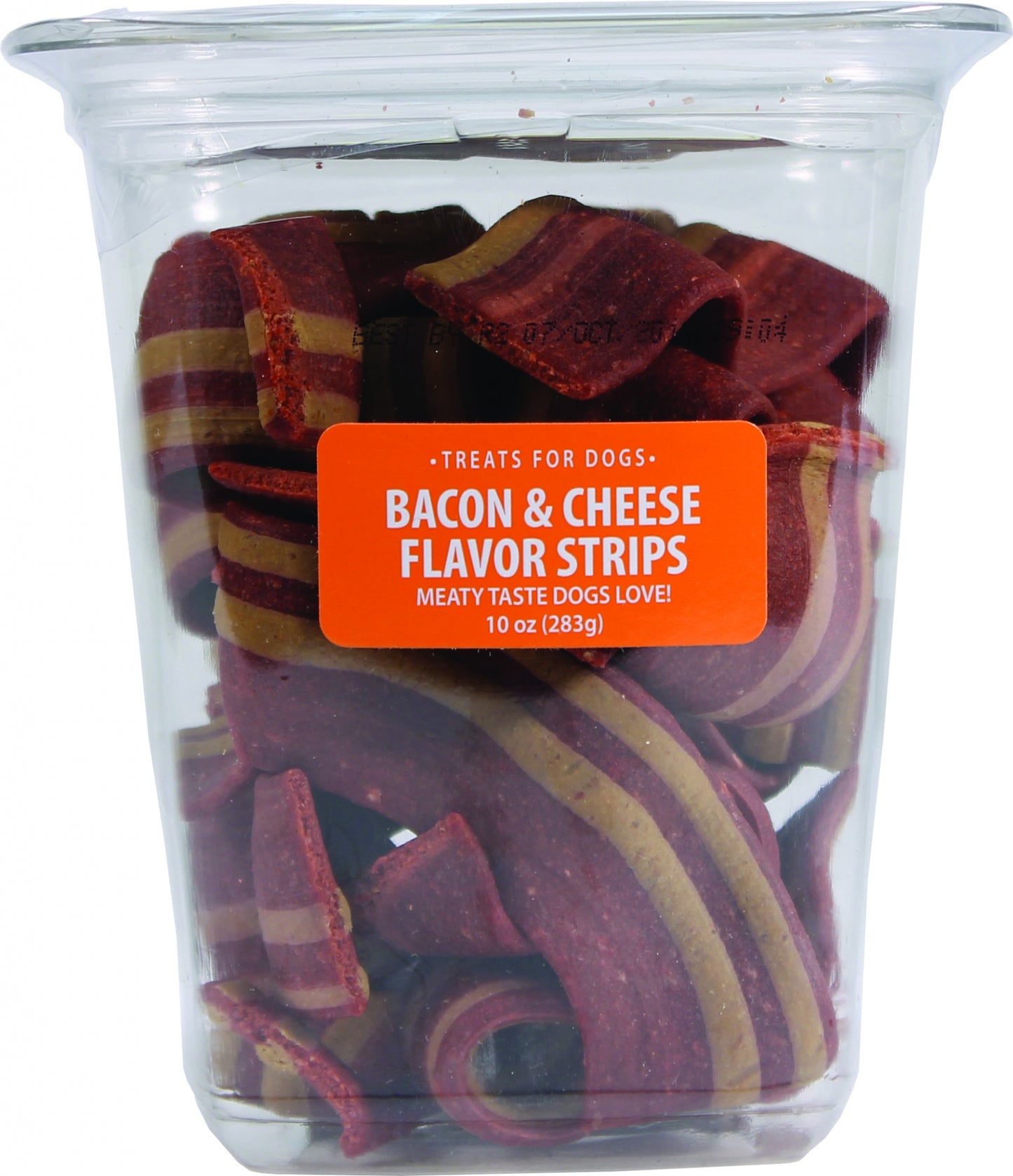 Triumph Bacon & Cheese Flavor Strips Dog Treats - Bacon & Cheese