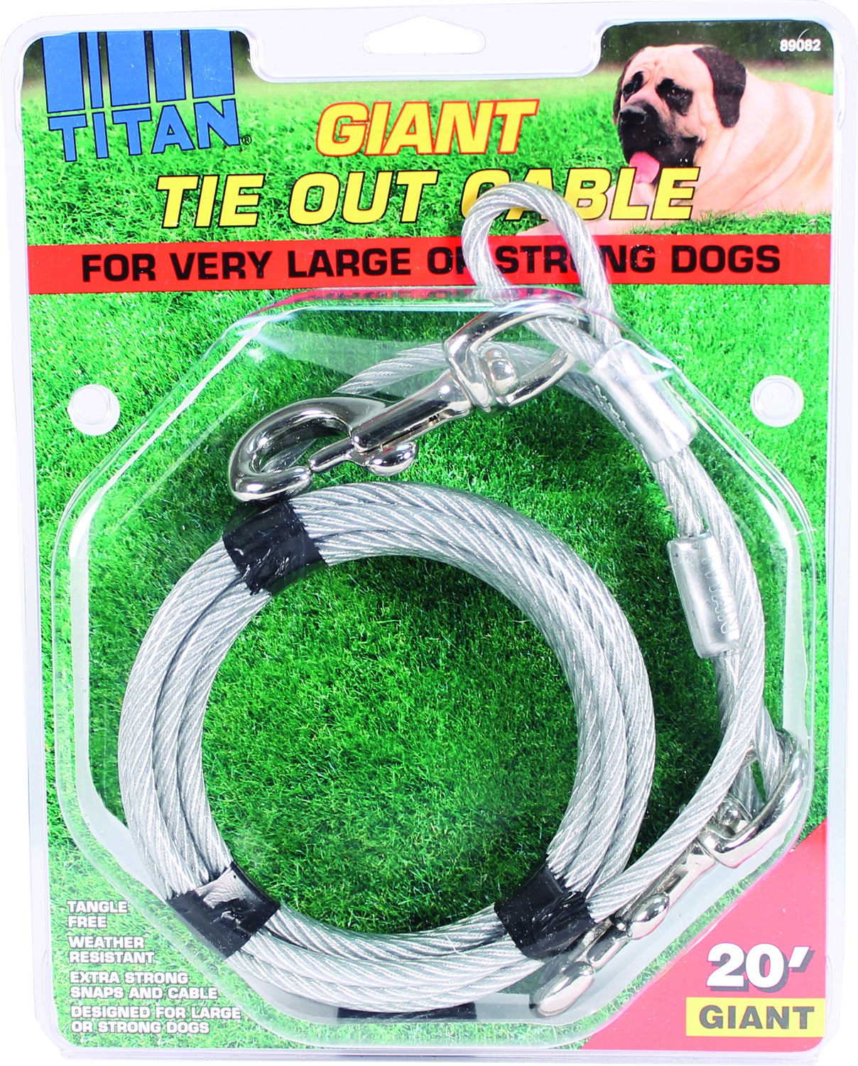 Titan Giant Cable Dog Tie Out