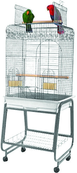 Open Flat Top Cage With Removable Stand