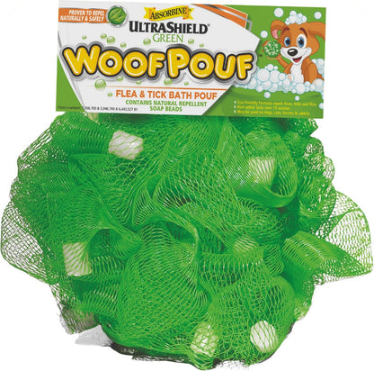 Absorbine Ultrashield Green Flea & Tick Woof Pouf