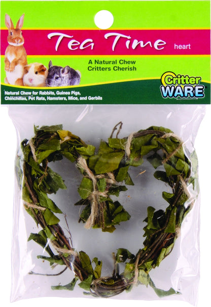 Ware Tea Time Heart Natural Chew For Small Animals