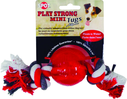 SPOT Play Strong Mini Tugs Ball With Rope