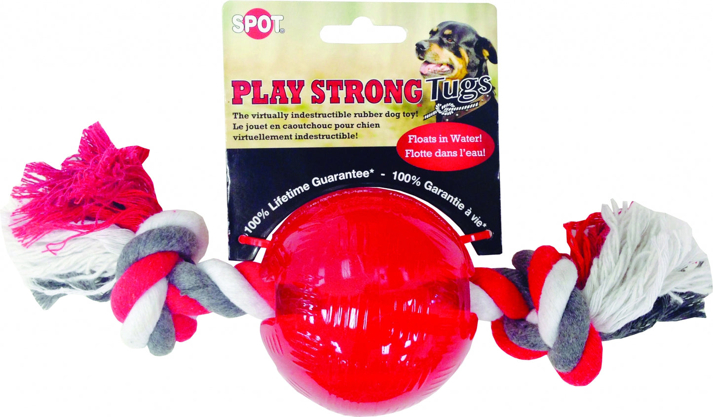 SPOT Play Strong Tugs Bone Ball Rope