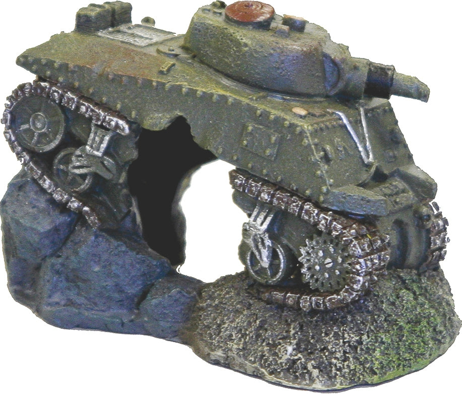 Exotic Environments Army Tank With Cave