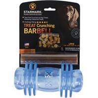 Treat Dispensing Barbell Dog Chew