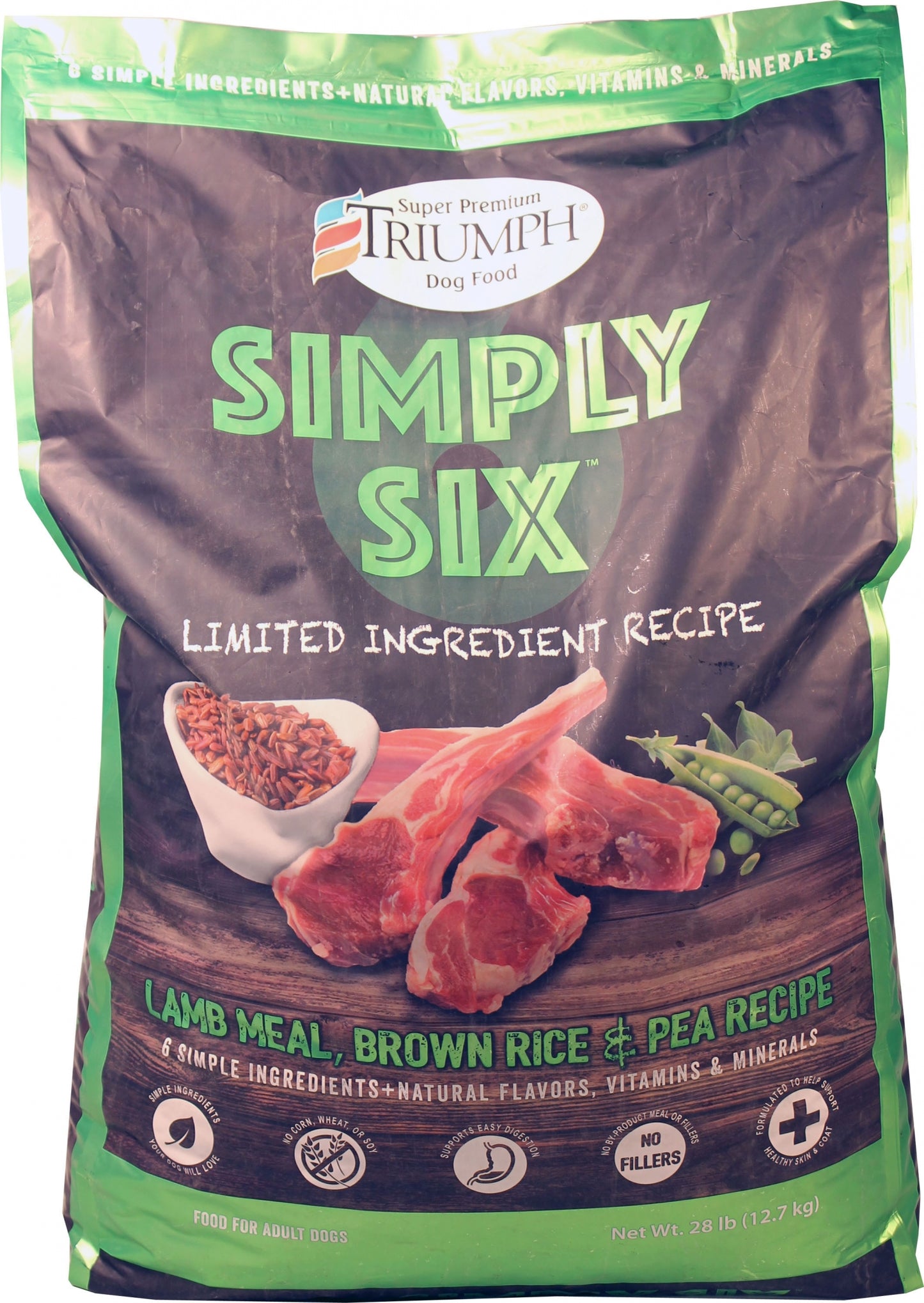 Triumph Simply Six Limited Ingredient Dog Food