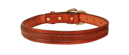 Perri's Leather Overlay Dog Collar