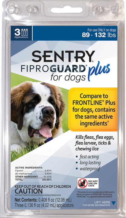 Sentry Fiproguard Plus Dog Flea & Tick Treatment