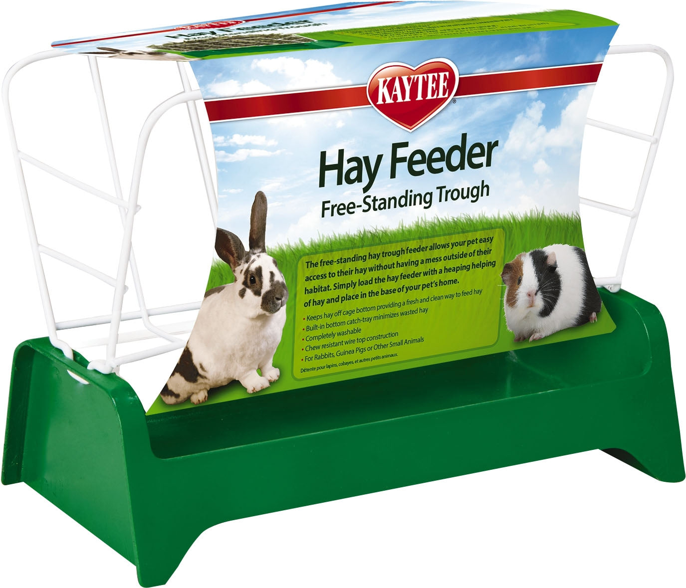 Kaytee Free Stand Trough Hay Feeder