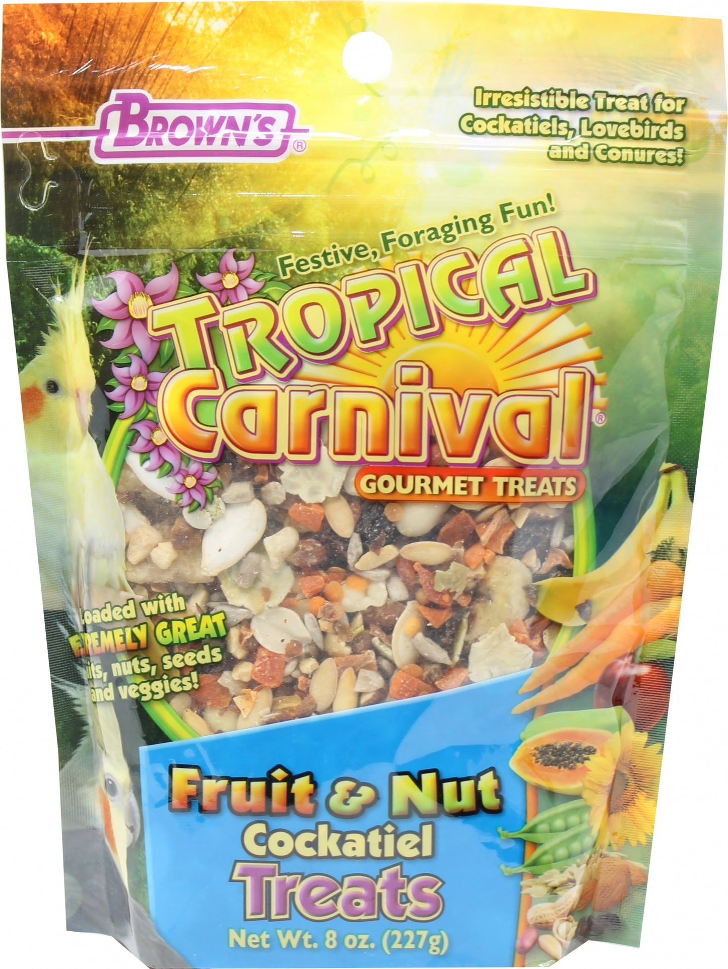 Tropical Carnival Fruit And Nut Cockatiel Treat