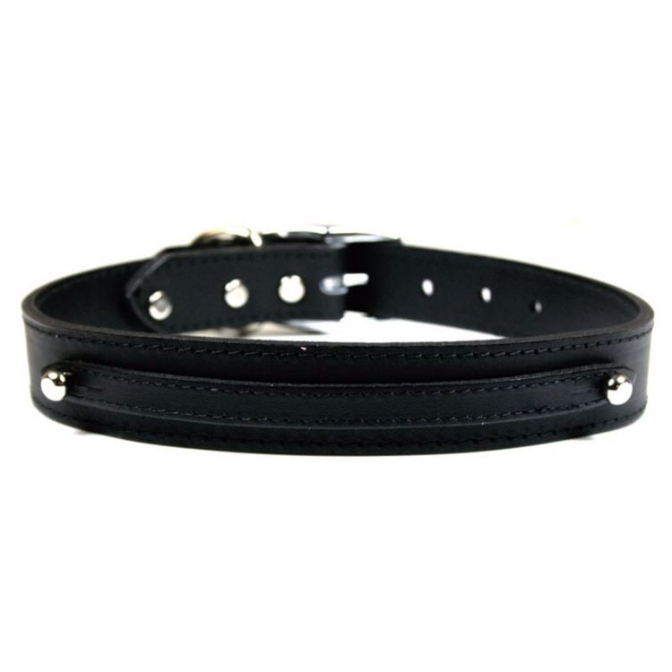 Signature Leather Slider Dog Collar