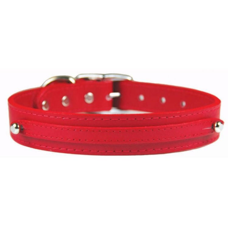 Signature Leather Slider Dog Collar