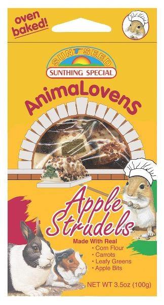 Sunseed Animalovens Apple Strudel Treat 3.5 oz